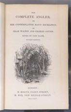 The Complete Angler Or The Contemplative Man's Recreation Of Izaak Walton and Charles Cotton 