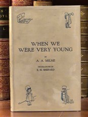 The Pooh Books, When We Were Very Young, Winnie-The-Pooh, Now We Are Six, The House At Pooh Corner 1st Editions 1st State.