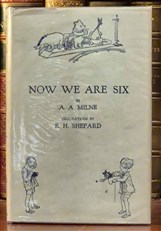 The Pooh Books, When We Were Very Young, Winnie-The-Pooh, Now We Are Six, The House At Pooh Corner 1st Editions 1st State.