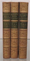 The Lives Of The British Admirals With An Introductory View Of The Naval History Of England. The Cabinet Of Biography Conducted By The Rev. Dionysius Lardner in three volumes 