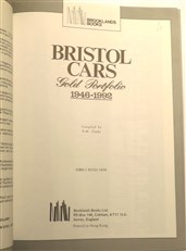 Bristol Cars Gold Portfolio 1946-1992