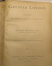 Old And New London A Narrative Of Its History, Its People, And Its Places plus Greater London 8 volumes in total 