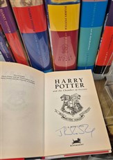 Harry Potter Complete Set of Seven Volumes Chamber of Secrets Signed by J.K. Rowling 1st Editions & Later