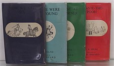 Winnie The Pooh, The House At Pooh Corner, When We Were Very Young and Now We Are Six. Complete Four Volume Set 