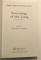 Toxicology of the Lung Fourth Edition 