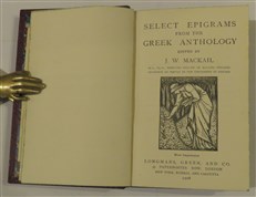 Select Epigrams From The Greek Anthology