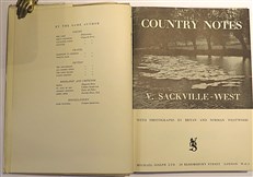 Country Notes First Edition Signed by Vita Sackville-West 