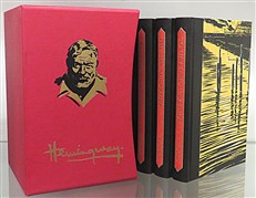 The Sun Also Rises, A Farewell to Arms, To Have and Have Not, For Whom the Bell Tolls, The Old Man and the Sea by Ernest Hemingway The Folio Society Box Set