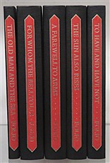The Sun Also Rises, A Farewell to Arms, To Have and Have Not, For Whom the Bell Tolls, The Old Man and the Sea by Ernest Hemingway The Folio Society Box Set