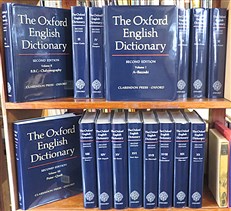 The Oxford English Dictionary Second Edition Complete in 20 Volumes 