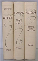 Stories, Plays And Poems, Essays And Letters by Oscar Wilde Three Volume Folio Set 
