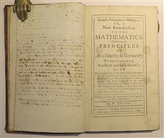 Synopsis Palmariorum Matheseos or, A New Introduction To The Mathematics; Containing the Principles Of Arithmetic & Geometry 