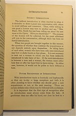 The Book Of Etiquette Vol. I. 