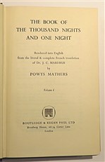 The Book Of The Thousand Nights And One Night in four volumes 