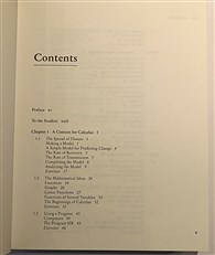 Calculus In Context. The Five College Calculus Project 