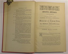 Bibliotheca Phillippica Catalogue Of A Further Portion Of The Classical, Historical, Genealogical And Other Manuscripts And Autograph Letters Of The Late Sir Thomas Phillipps 1908-1911 