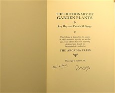 The Dictionary Of Garden Plants 