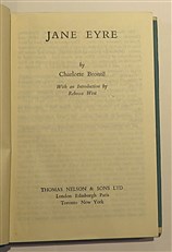 Jane Eyre The Nelson Classics