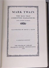 The Man That Corrupted Hadleyberg and Other Stories. Franklin Library 