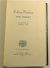 Edner Ferber. One Basket. Franklin Library