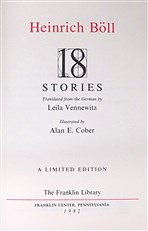 Heinrich Böll: 18 Stories 