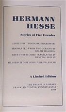 Hermann Hesse: Stories of Five Decades