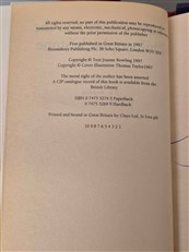 Harry Potter And The Philosopher's Stone - 1st Edition Signed