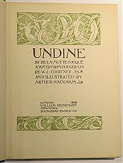 Undine Illustrated by Arthur Rackham 