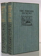 The Fireside Dickens. Complete Edition in twenty Two Volumes With Illustrations by Cruikshank, Phiz etc 