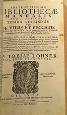 Instructissima Bibliotheca Manualis Concionatoria jn Qvatuor Divisa Tomos In quorum Primo De Virtutibus In Secondo De 