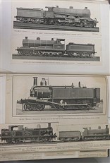 A Unique Collection of Newspaper Clippings of Steam Trains collated into one book 