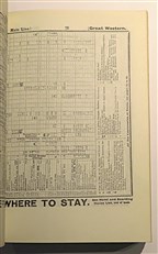 Bradshaw's April 1910 Railway Guide. 