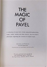 The Magic of Pavel