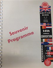 25th Annual Convention Programme - British Ring of the International Brotherhood of Magicians