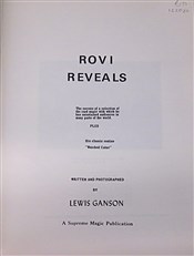 Ganson's Magic Teach-In Series: Rovi Reveals