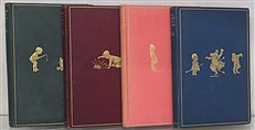 Complete Set of Pooh Books, Winnie The Pooh, The House At Pooh Corner, When We Were Very Young and Now We Are Six.
