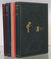 Complete Set of Pooh Books, Winnie The Pooh, The House At Pooh Corner, When We Were Very Young and Now We Are Six.