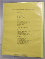 An Inventory Of Architectural Monuments in the County Of Northampton. Volume I Archaeological Sites in North-East Northamptonshire