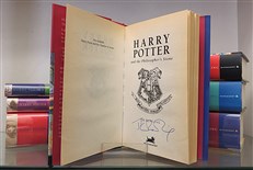 Harry Potter Complete Set of Seven Volumes Philosopher's Stone signed by J. K. Rowling First and Mixed Editions
