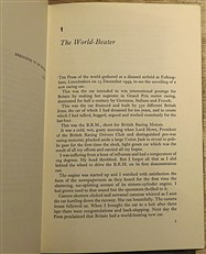 B.R.M. by Raymond Mays Signed First Edition 