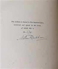 Peter Pan in Kensington Gardens - Limited Edition Signed by Arthur Rackham