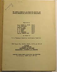 The German Commercial Air Transport Industry And Related Aeronautical Activities And Developments 