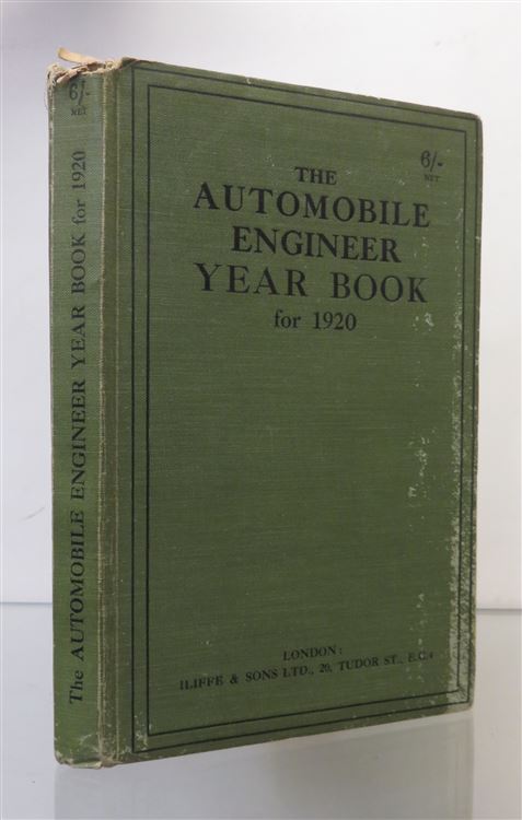 The Automobile Engineer Engineer Year Book for 1920