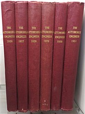 The Automobile Engineer Six Volumes from 1926 to 1931