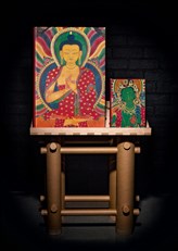 Thomas Laird. Murals of Tibet. Art Edition No. 1–40 ‘Buddha Shakyamuni, Gyantse Kumbum