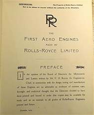 The First Aero Engine Made By Rolls-Royce Ltd