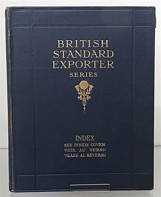 The British Aircraft Standard Catalogue. British Standards Exporter Series. Issued with the Authority and Approval of The Society Of British Aircraft Constructors Ltd 1920-1921 