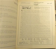 The British Aircraft Standard Catalogue. British Standards Exporter Series. Issued with the Authority and Approval of The Society Of British Aircraft Constructors Ltd 1920-1921 