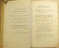 A Journal Of Occurrences At The Temple, During The Confinement of Louis XVI, King Of France by M. Clery The King's Valet-De-Chambre. 