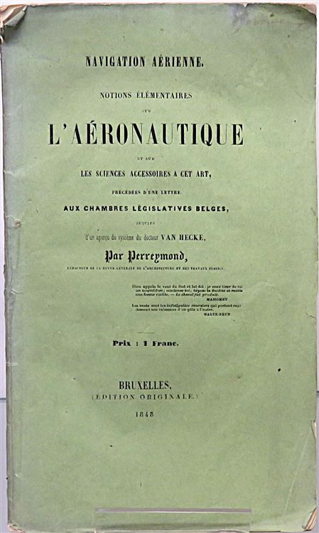 Notions Elementaires sur l'Aeronautique